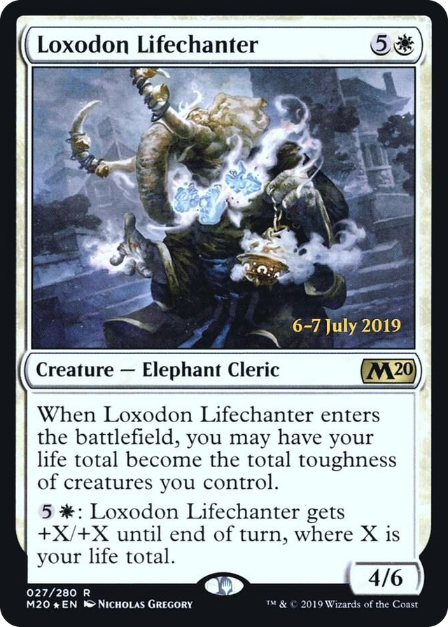 0027 Loxodon Lifechanter R Prerelease Cards