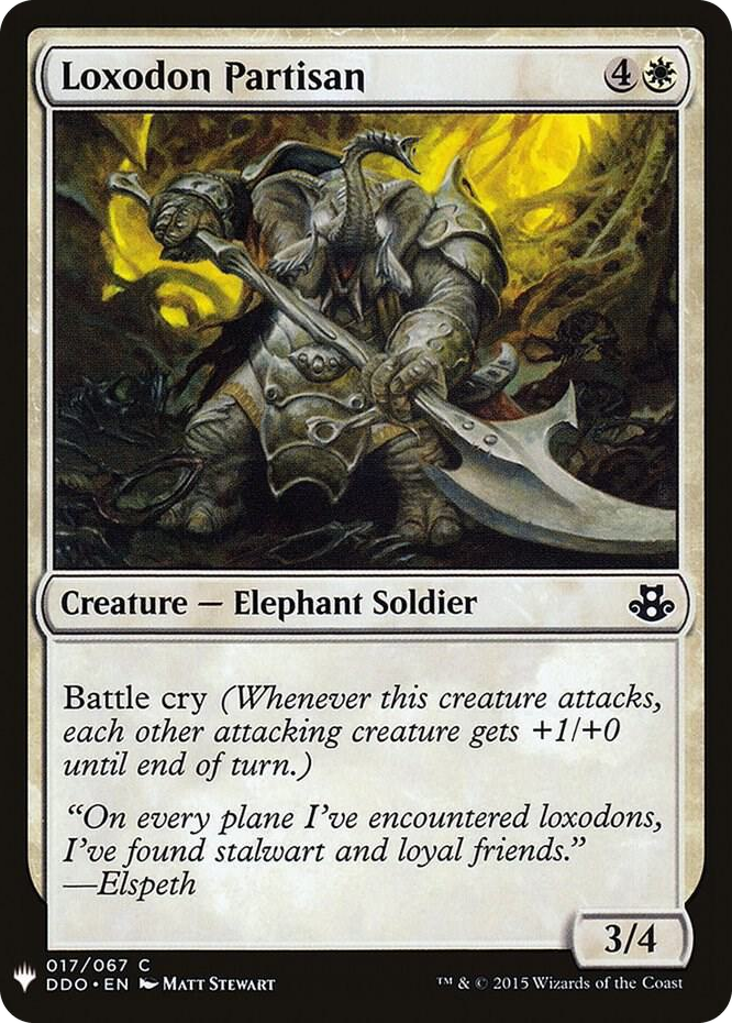 Loxodon Partisan #17 C - The List Reprints Pokemon card