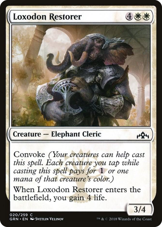 0020 Loxodon Restorer C Guilds of Ravnica