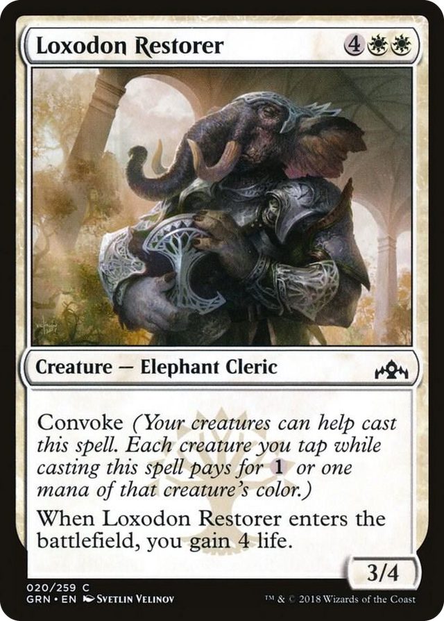 0020 Loxodon Restorer C Guilds of Ravnica