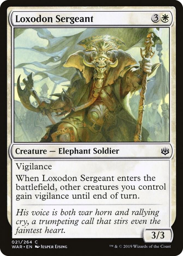 0021 Loxodon Sergeant C War of the Spark