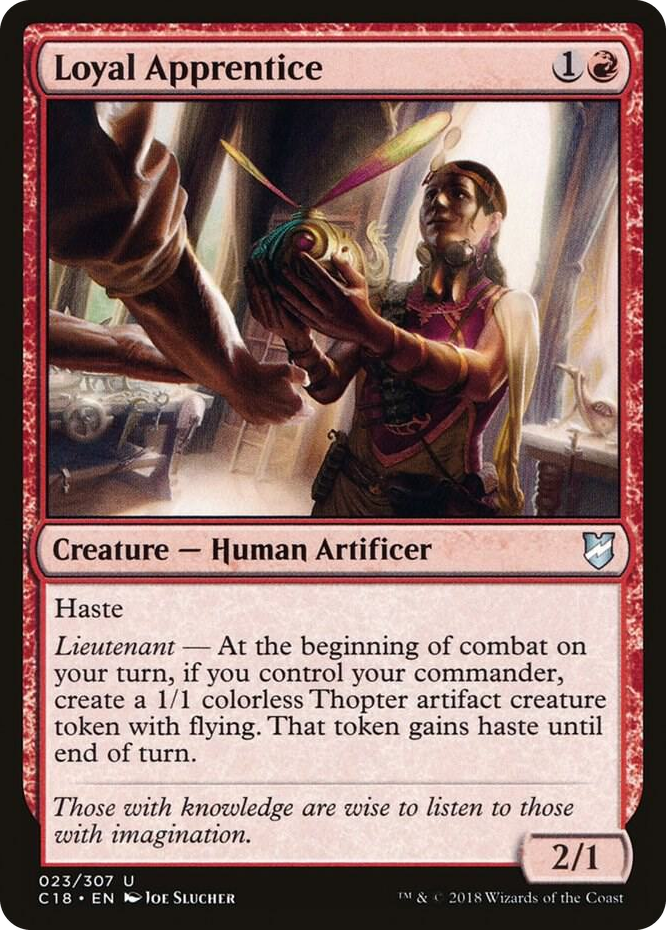 0023 Loyal Apprentice U Commander 2018