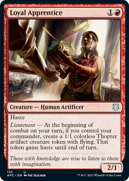 0132 Loyal Apprentice U Commander: Adventures in the Forgotten Realms