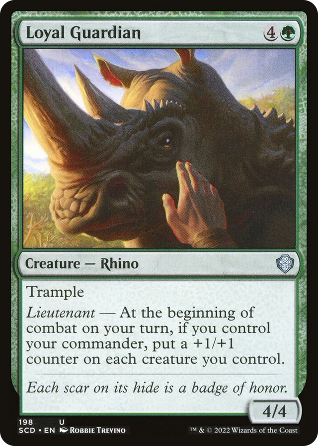 0198 Loyal Guardian U Starter Commander Decks