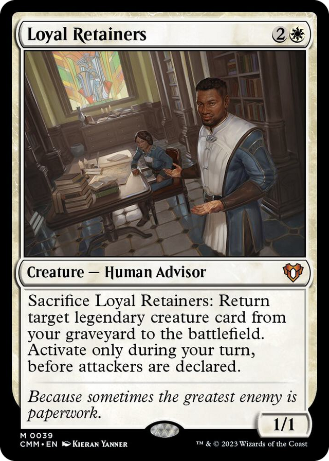 0039 Loyal Retainers M Commander Masters