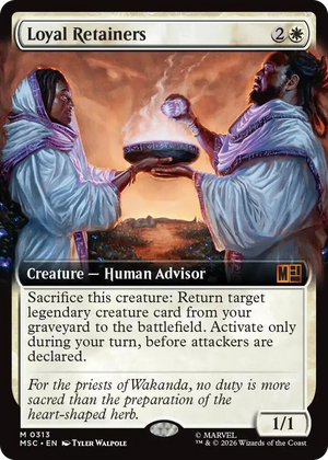0313 Loyal Retainers (Extended Art) M Commander: Marvel Super Heroes