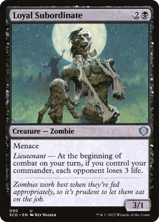 0090 Loyal Subordinate U Starter Commander Decks