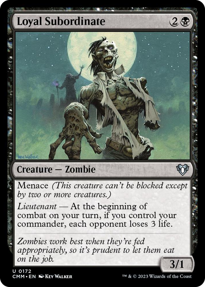 0172 Loyal Subordinate U Commander Masters