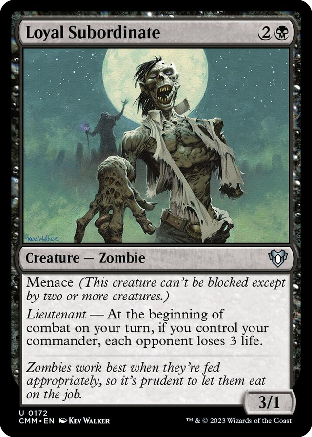 0172 Loyal Subordinate U Commander Masters