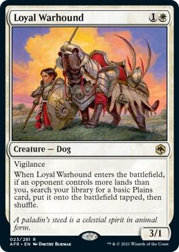 0023 Loyal Warhound R Adventures in the Forgotten Realms