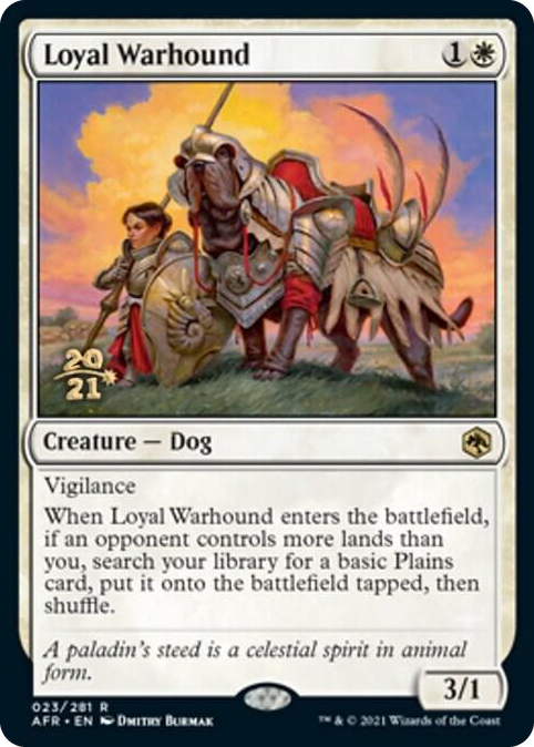 Loyal Warhound #23 R - Prerelease Cards Pokemon card