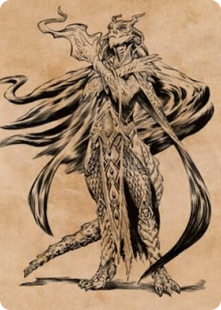 0069 Lozhan, Dragons' Legacy Art Card S Art Series: Commander Legends: Battle for Baldur's Gate