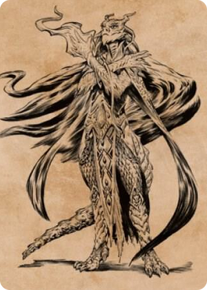 0069 Lozhan, Dragons' Legacy Art Card S Art Series: Commander Legends: Battle for Baldur's Gate