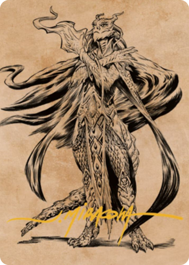 0069 Lozhan, Dragons' Legacy Art Card (Gold-Stamped Signature) S Art Series: Commander Legends: Battle for Baldur's Gate
