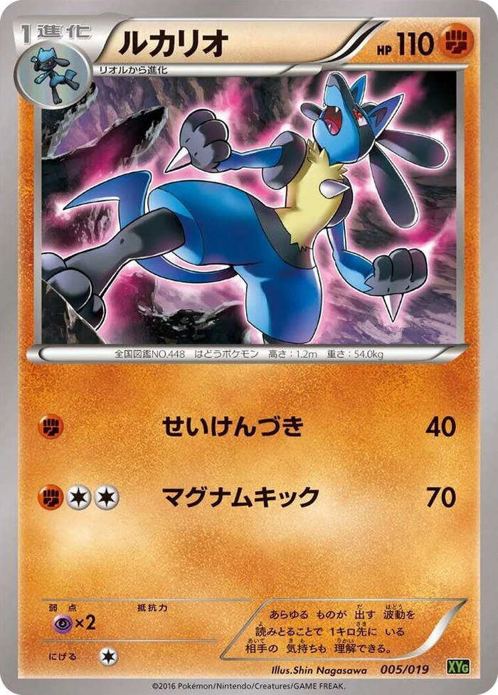 0005 Lucario Zygarde-EX Perfect Battle Deck