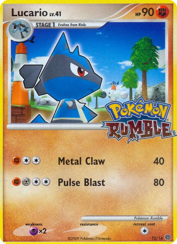 0012 Lucario Promo Rumble