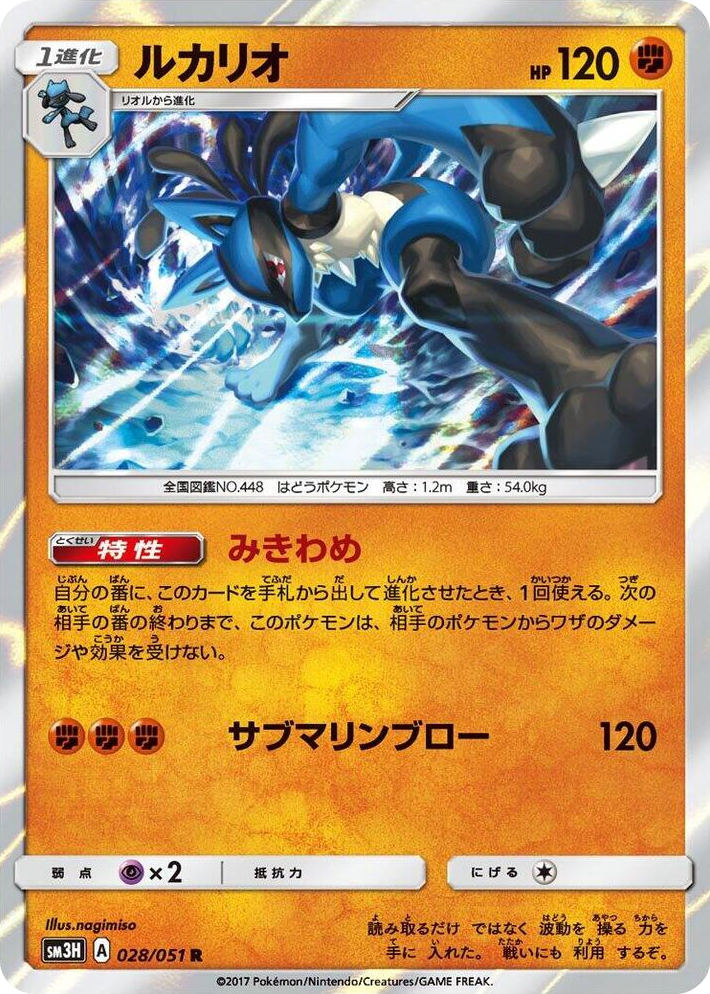 0028 Lucario Rare To Have Seen the Battle Rainbow