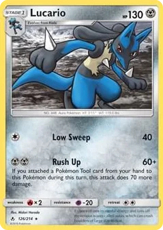 0126 Lucario - 126/214 (SM Unbroken Bonds) Rare Deck Exclusives