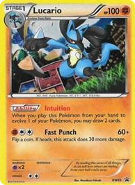 BW085 Lucario - BW85 Holo Rare Black and White Promos