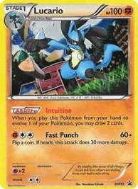 BW085 Lucario - BW85 Holo Rare Black and White Promos