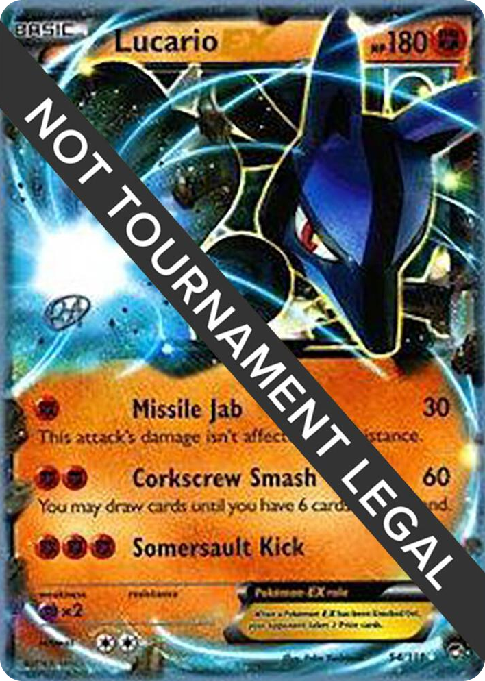 0054 Lucario EX - 2015 (Rowan Stavenow) Ultra Rare World Championship Decks