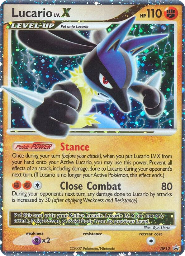 DP012 Lucario LV.X - DP12 Promo Diamond and Pearl Promos