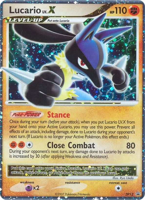 DP012 Lucario LV.X - DP12 Promo Diamond and Pearl Promos