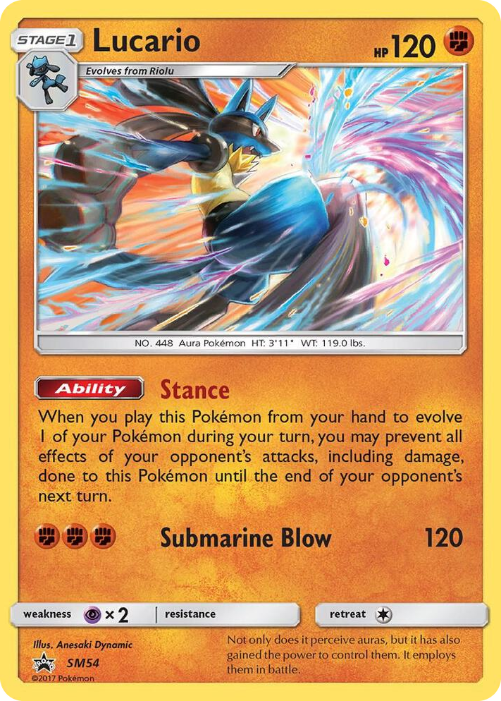 SM054 Lucario - SM54 Promo SM Promos