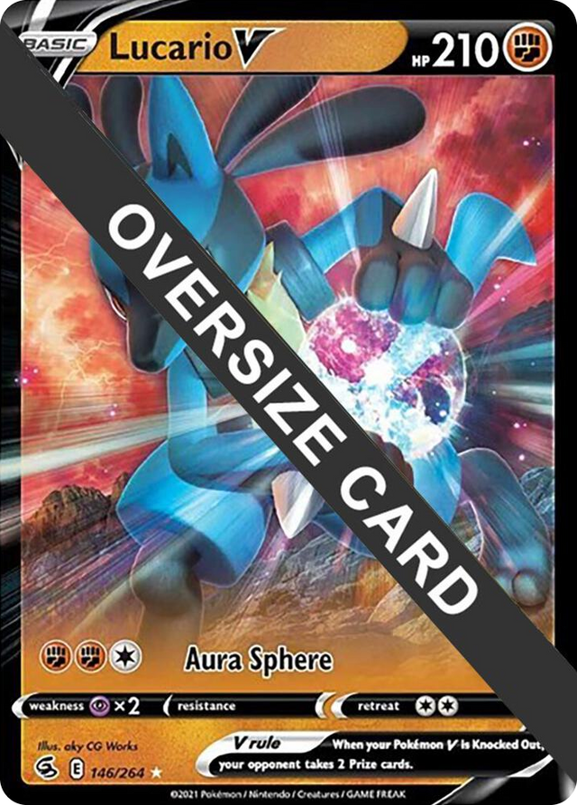 0146 Lucario V Ultra Rare Jumbo Cards