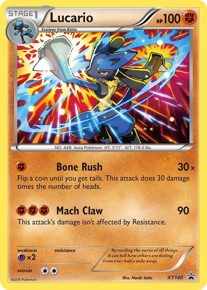 XY140 Lucario - XY140 Promo XY Promos