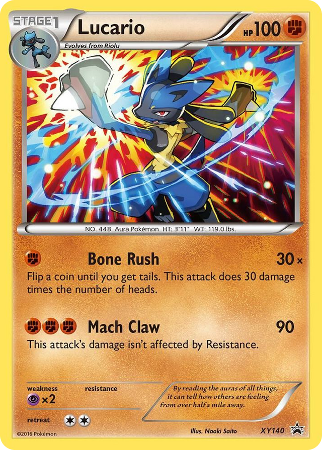 XY140 Lucario - XY140 Promo XY Promos
