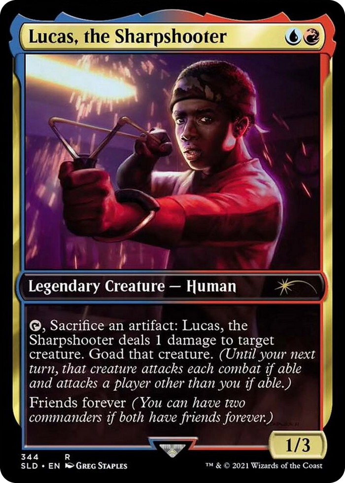 Lucas, the Sharpshooter #344 R - Secret Lair Drop Series Pokemon card