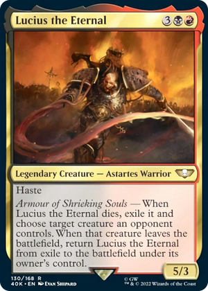 0130 Lucius the Eternal R Universes Beyond: Warhammer 40,000