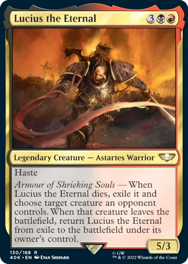 0130 Lucius the Eternal R Universes Beyond: Warhammer 40,000