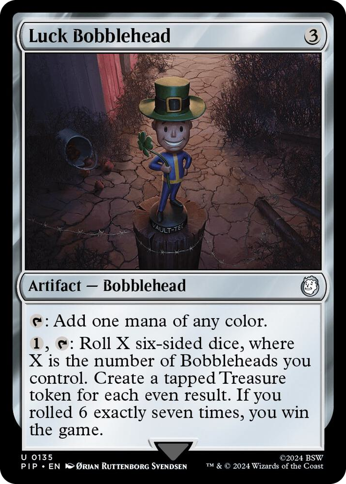 0135 Luck Bobblehead U Universes Beyond: Fallout