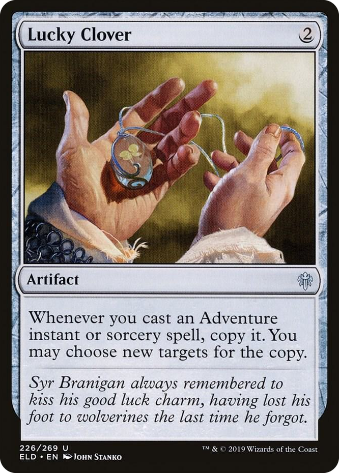 0226 Lucky Clover U Throne of Eldraine