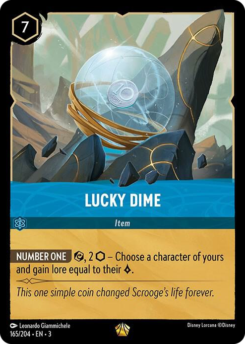 0165 Lucky Dime Legendary Into the Inklands