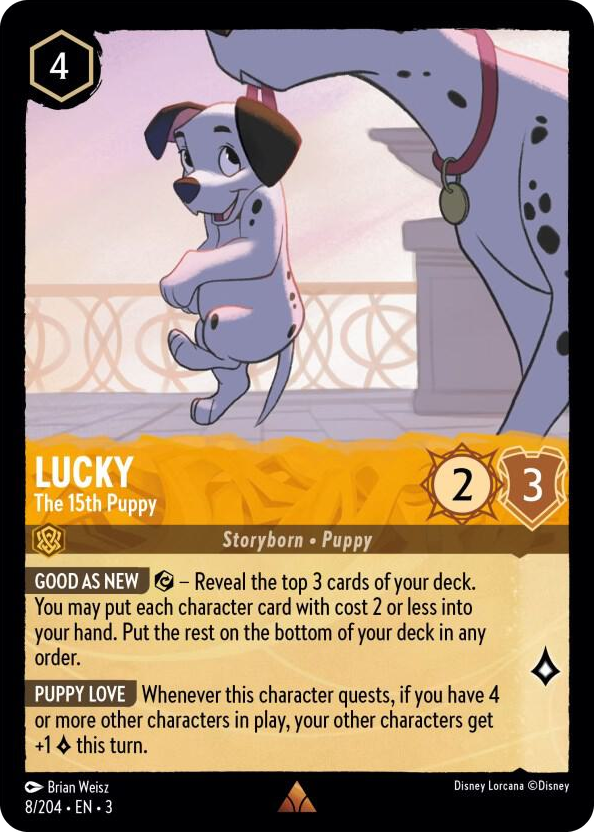 0008 Lucky - The 15th Puppy Rare Into the Inklands
