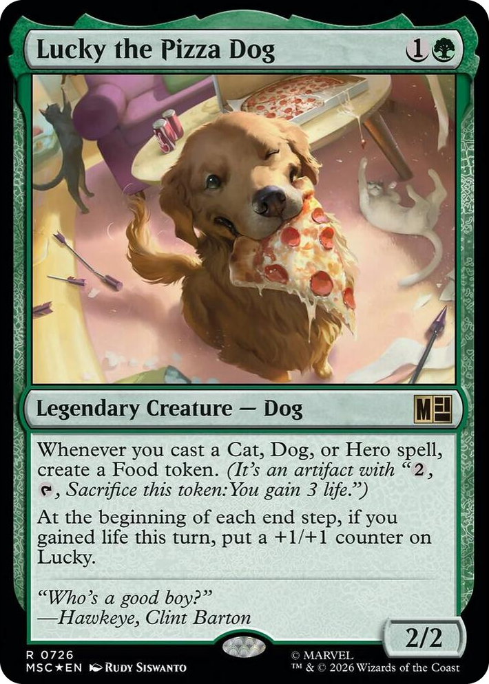 0726 Lucky the Pizza Dog R Commander: Marvel Super Heroes