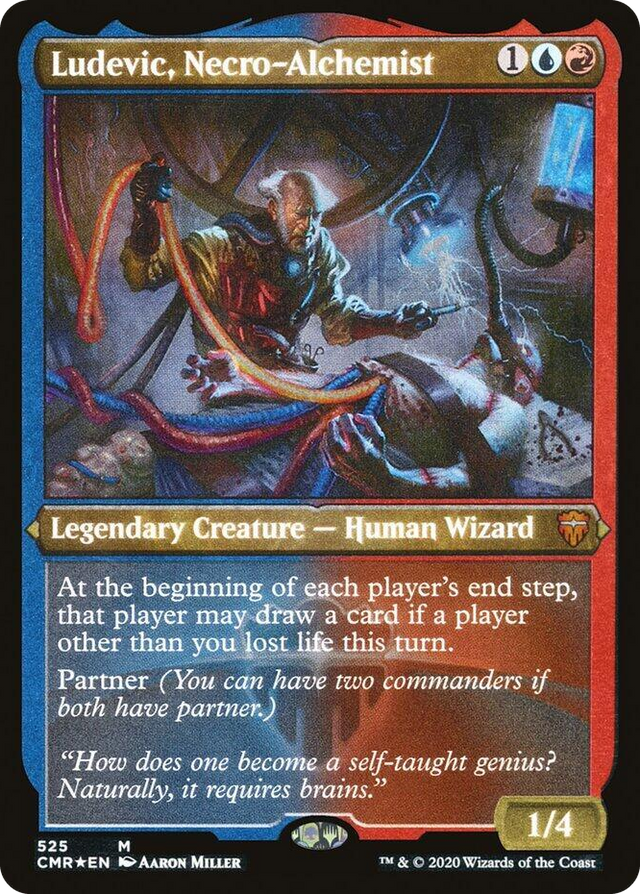 0525 Ludevic, Necro-Alchemist (Foil Etched) M Commander Legends