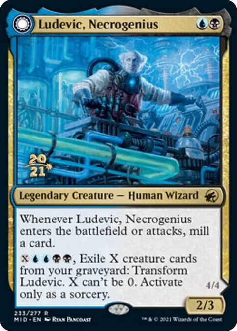0233 Ludevic, Necrogenius R Prerelease Cards
