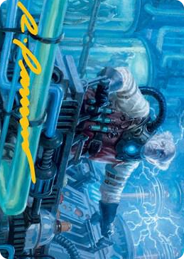 0065 Ludevic, Necrogenius Art Card (Gold-Stamped Signature) S Art Series: Innistrad: Midnight Hunt