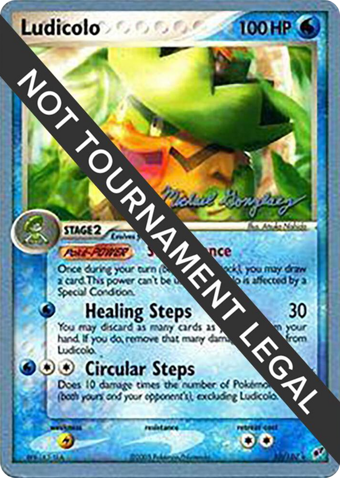 0010 Ludicolo - 2005 (Michael Gonzalez) Rare World Championship Decks