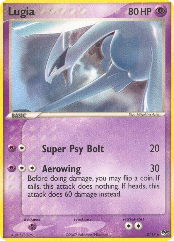 0002 Lugia Rare POP Series 5