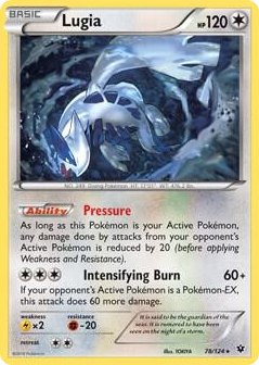 0078 Lugia - 78/124 (XY Fates Collide) Holo Rare Deck Exclusives