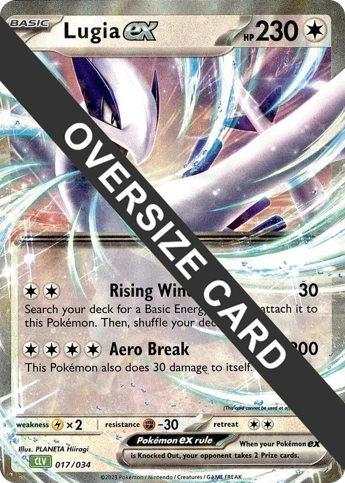 0017 Lugia ex Classic Collection Jumbo Cards
