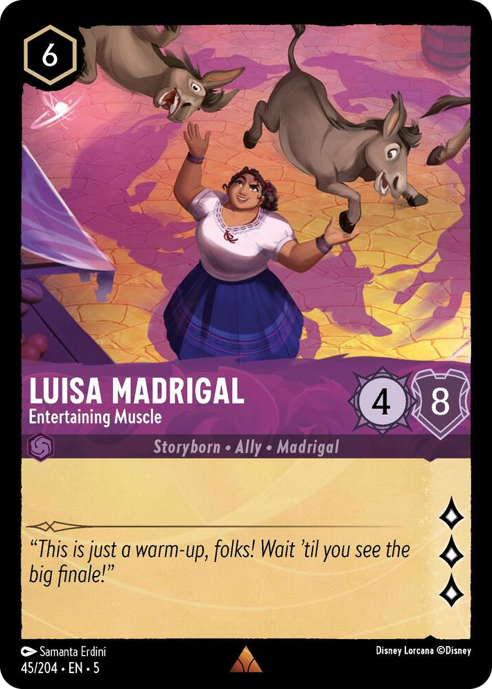 0045 Luisa Madrigal - Entertaining Muscle Rare Shimmering Skies