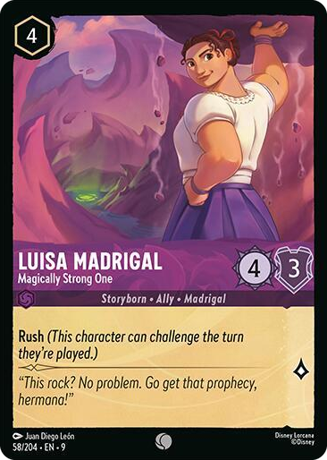 0058 Luisa Madrigal - Magically Strong One Common Fabled