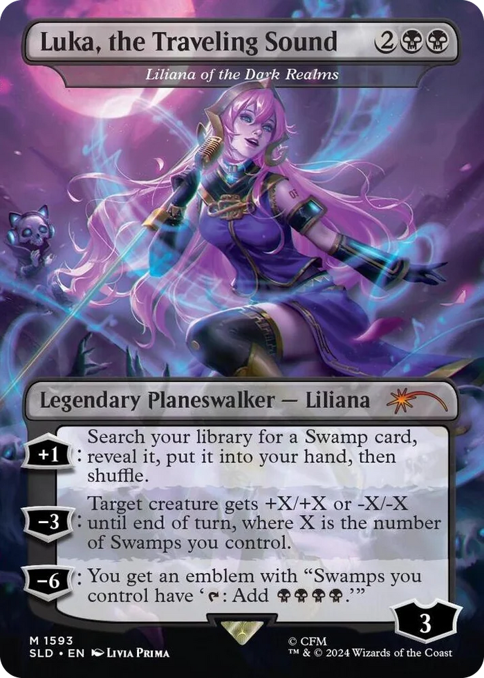 1593 Luka, the Traveling Sound - Liliana of the Dark Realms M Secret Lair Drop Series