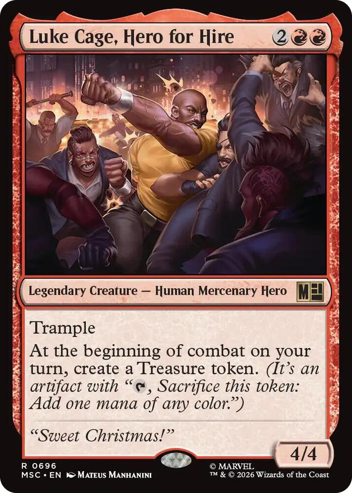 0696 Luke Cage, Hero for Hire R Commander: Marvel Super Heroes